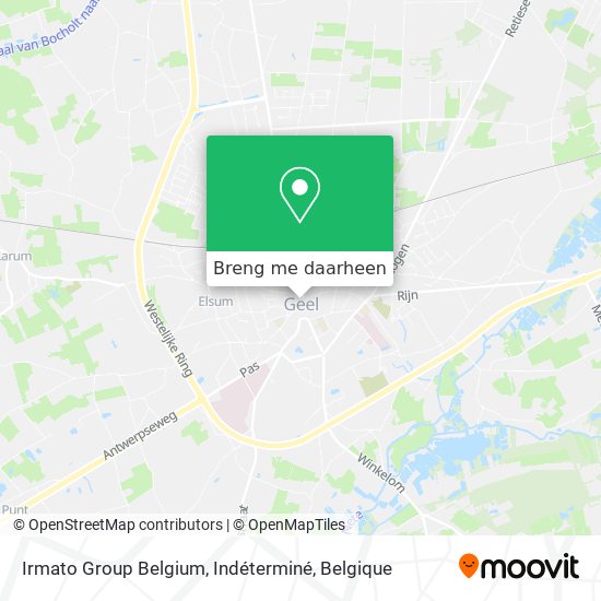 Irmato Group Belgium, Indéterminé kaart