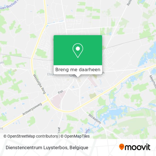 Dienstencentrum Luysterbos kaart