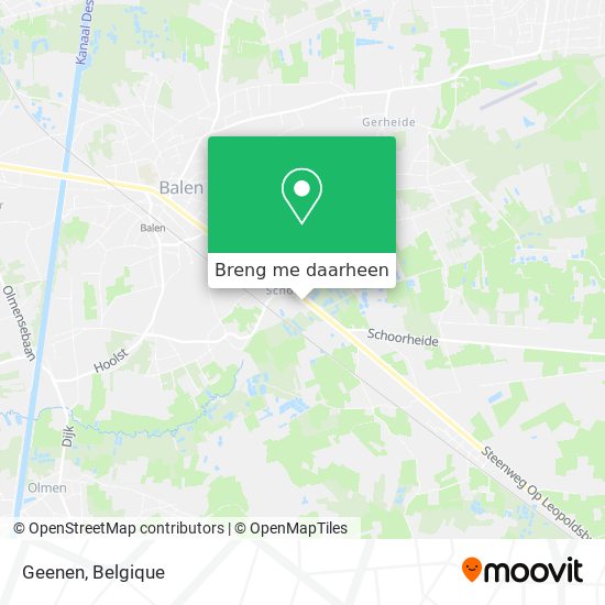 Geenen kaart