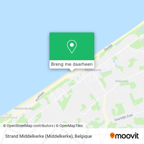 Strand Middelkerke kaart