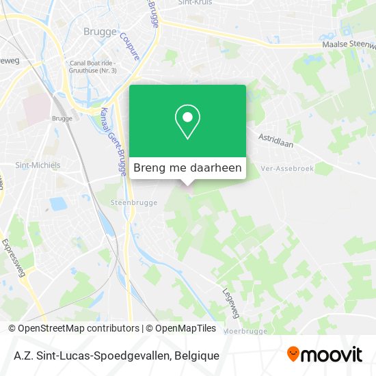 A.Z. Sint-Lucas-Spoedgevallen kaart