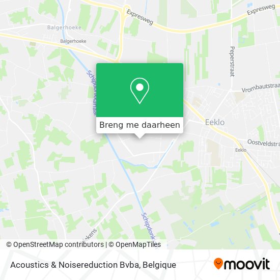 Acoustics & Noisereduction Bvba kaart