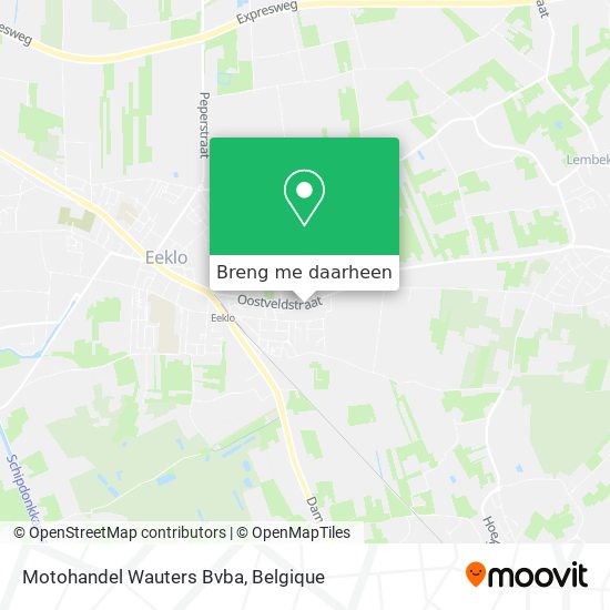 Motohandel Wauters Bvba kaart