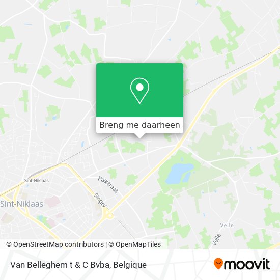 Van Belleghem t & C Bvba kaart