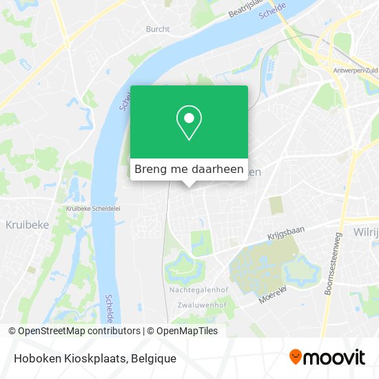 Hoboken Kioskplaats kaart