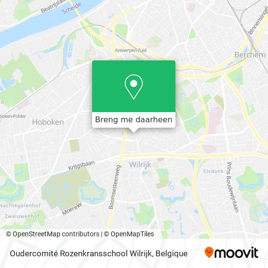 Oudercomité Rozenkransschool Wilrijk kaart