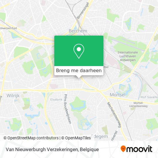 Van Nieuwerburgh Verzekeringen kaart