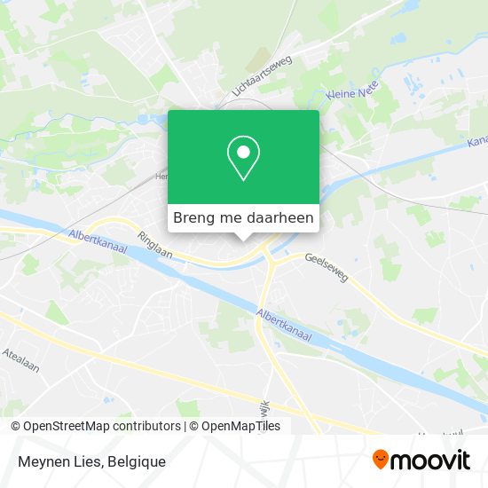 Meynen Lies kaart