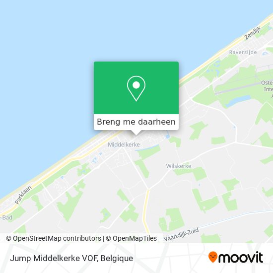 Jump Middelkerke VOF kaart