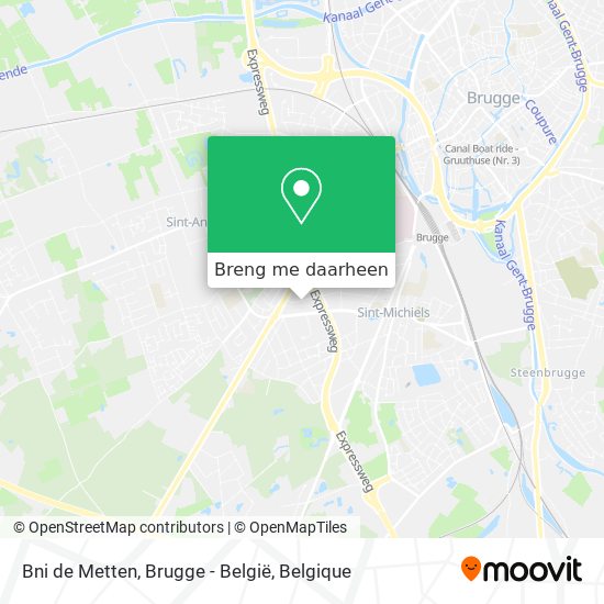 Bni de Metten, Brugge - België kaart