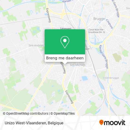 Unizo West-Vlaanderen kaart