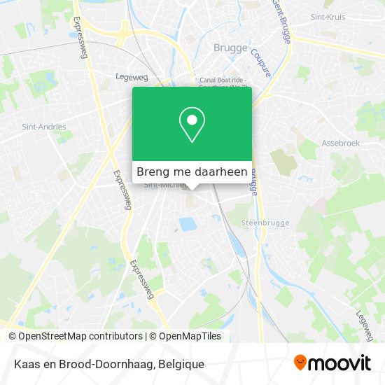 Kaas en Brood-Doornhaag kaart