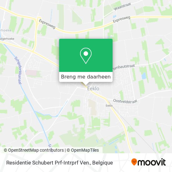 Residentie Schubert Prf-Intrprf Ven. kaart