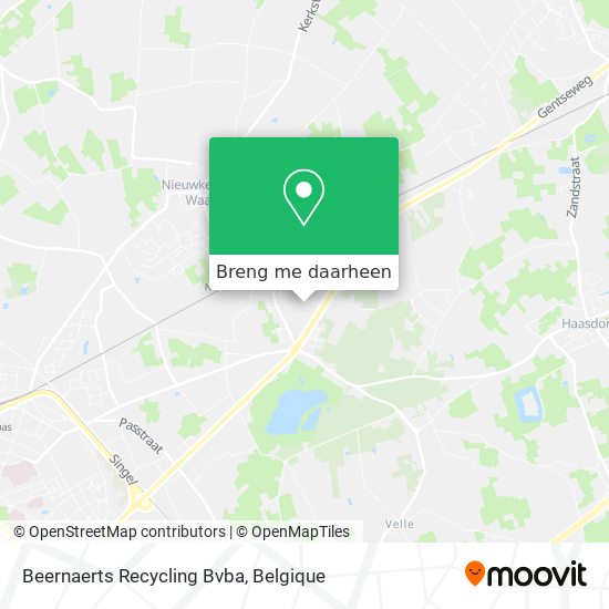 Beernaerts Recycling Bvba kaart