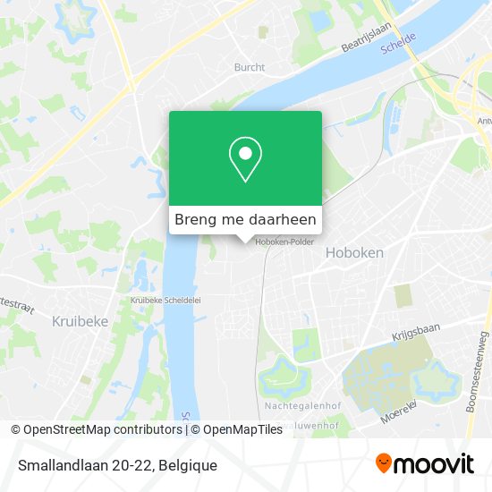 Smallandlaan 20-22 kaart