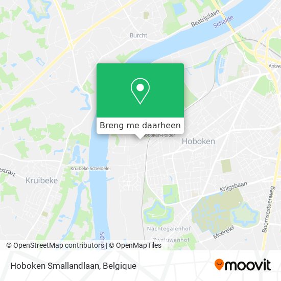 Hoboken Smallandlaan kaart