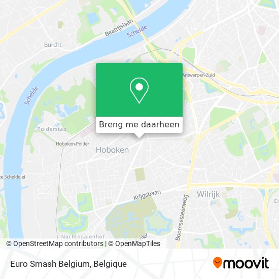 Euro Smash Belgium kaart