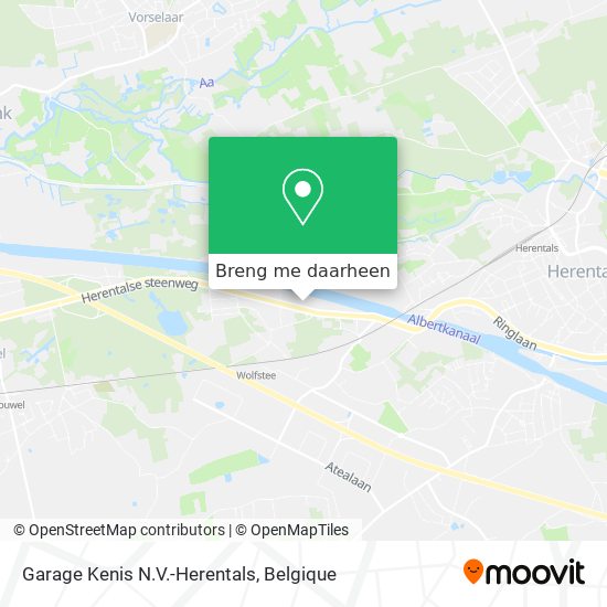 Garage Kenis N.V.-Herentals kaart