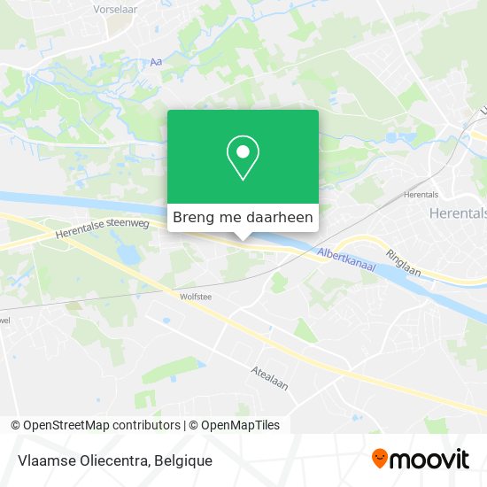 Vlaamse Oliecentra kaart