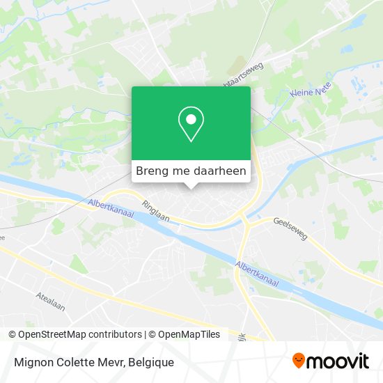 Mignon Colette Mevr kaart