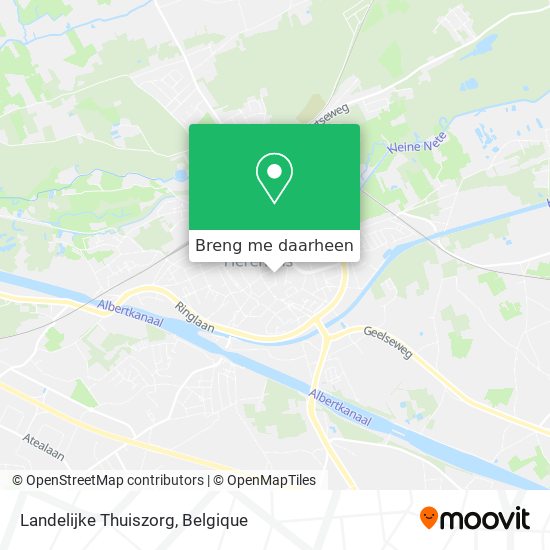 Landelijke Thuiszorg kaart