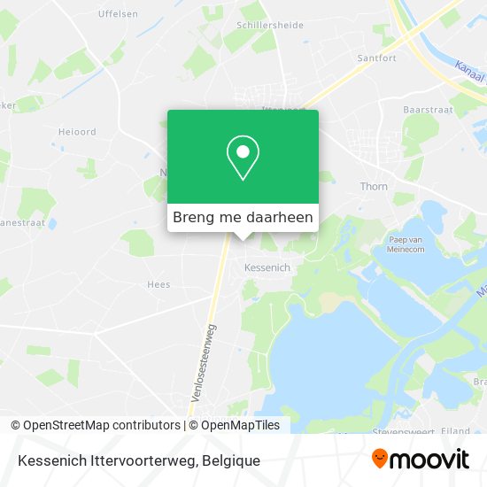 Kessenich Ittervoorterweg kaart