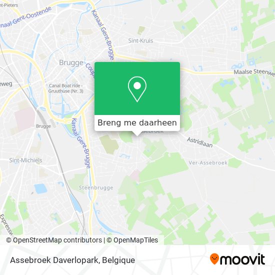 Assebroek Daverlopark kaart