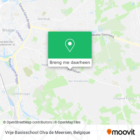 Vrije Basisschool Olva de Meersen kaart