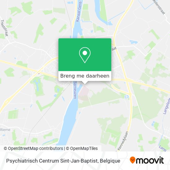 Psychiatrisch Centrum Sint-Jan-Baptist kaart