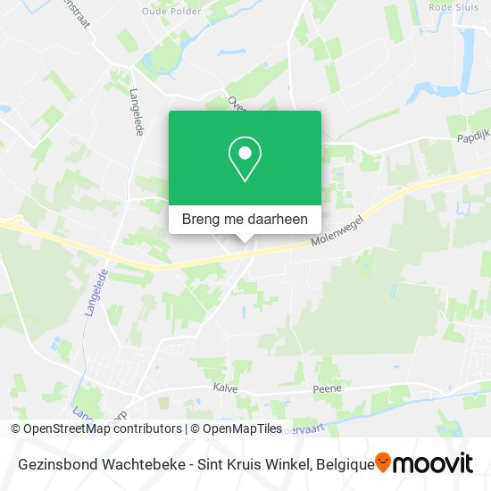 Gezinsbond Wachtebeke - Sint Kruis Winkel kaart