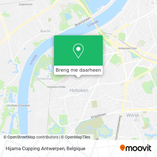 Hijama Cupping Antwerpen kaart