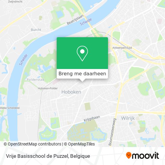 Vrije Basisschool de Puzzel kaart