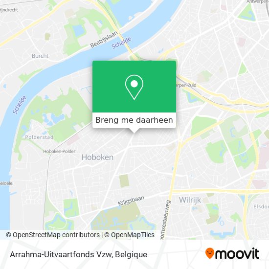 Arrahma-Uitvaartfonds Vzw kaart