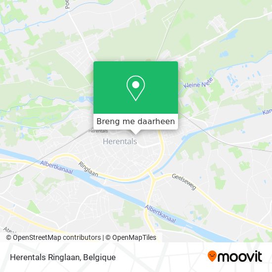 Herentals Ringlaan kaart