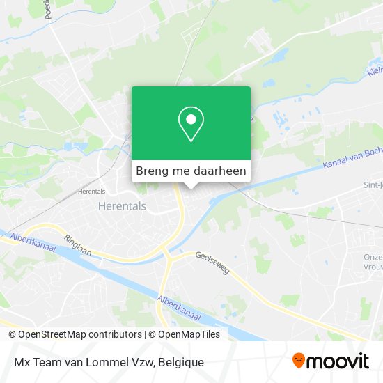 Mx Team van Lommel Vzw kaart