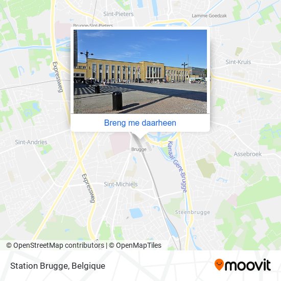 Station Brugge kaart