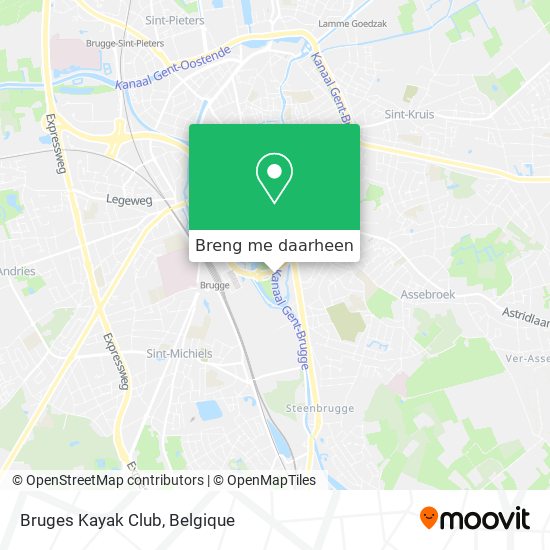 Bruges Kayak Club kaart