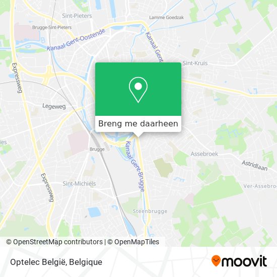 Optelec België kaart