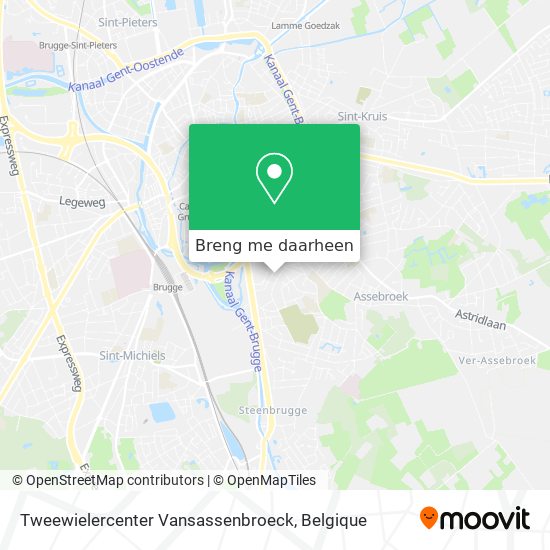 Tweewielercenter Vansassenbroeck kaart