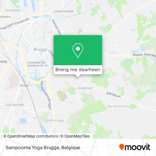 Sampoorna Yoga Brugge kaart