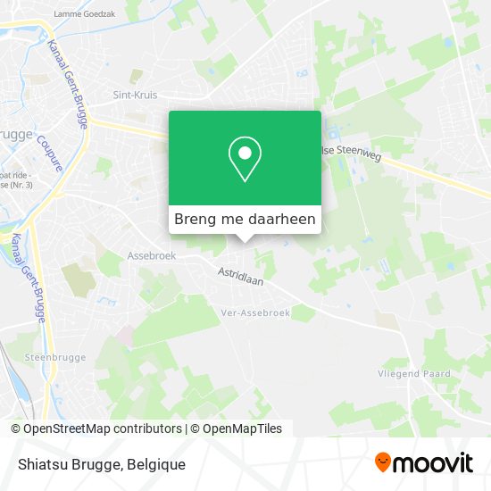 Shiatsu Brugge kaart