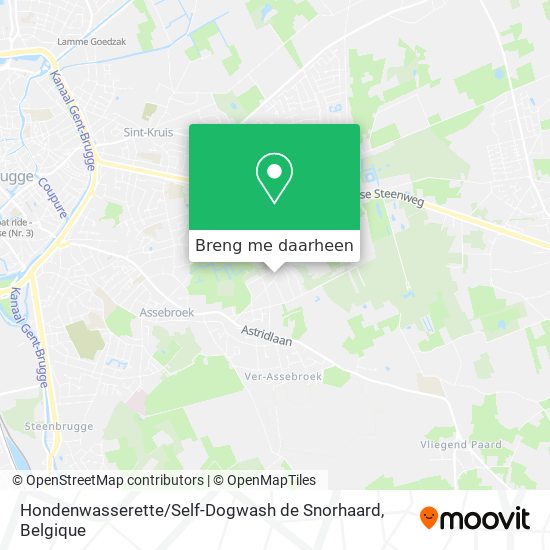 Hondenwasserette / Self-Dogwash de Snorhaard kaart
