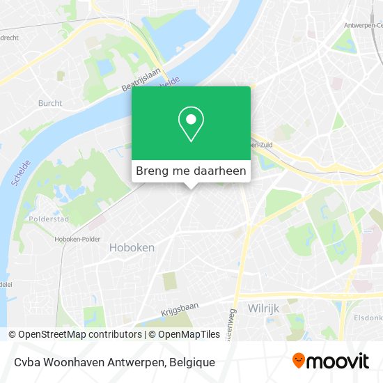Cvba Woonhaven Antwerpen kaart
