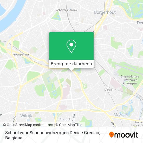 School voor Schoonheidszorgen Denise Grésiac kaart