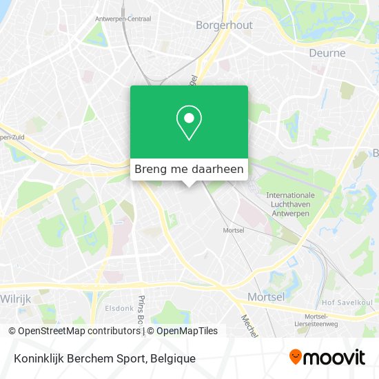 Koninklijk Berchem Sport kaart