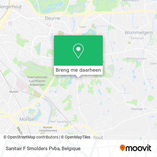 Sanitair F Smolders Pvba kaart
