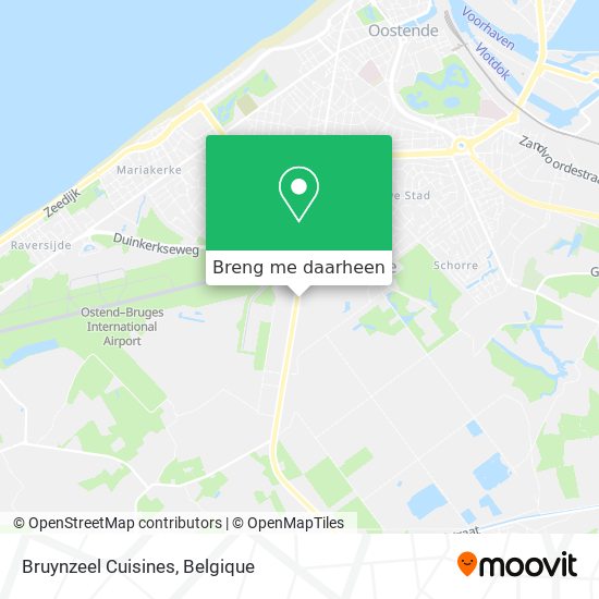 Bruynzeel Cuisines kaart