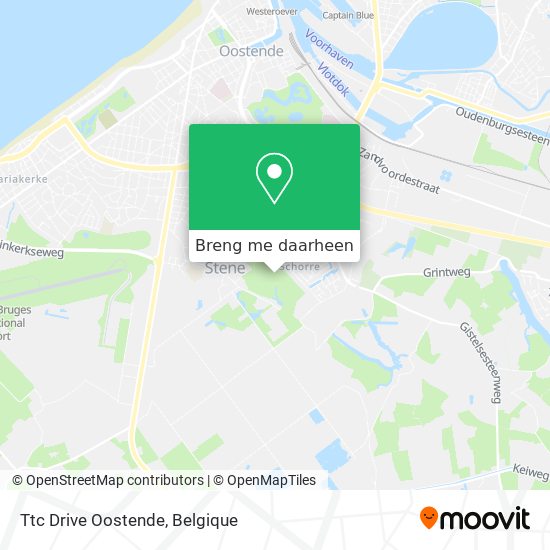 Ttc Drive Oostende kaart