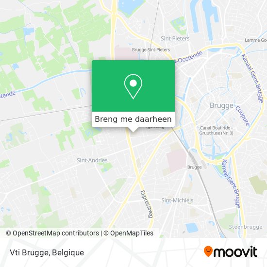 Vti Brugge kaart