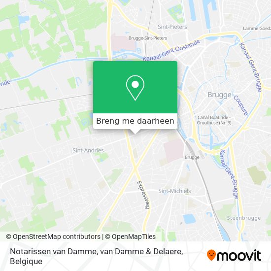 Notarissen van Damme, van Damme & Delaere kaart